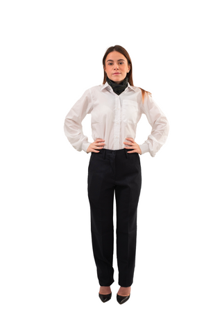 Pantaloni donna blu modello receptionist - Carema