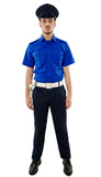 Camicia estiva blu per vigilanza - modello ps - Carema