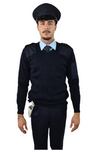 Maglione modello cc blu per security e vigilanza - Carema