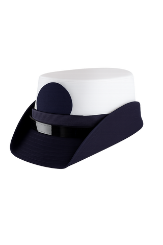 Berretto Donna blu e bianco modello Arcuri - Carema Divise