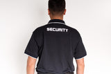 Polo mezza manica blu con ricamo “SECURITY” - Carema Divise