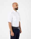 Camicia bianca con spalline a mezza manica per guardia giurata – foto 4