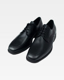 Scarpa stringata in pelle nera 46247