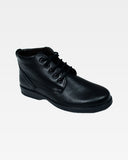 Scarpa alta 4 stagioni in pelle nera