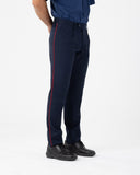 Pantalone militare per vigilanza con righino rosso – foto 1