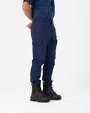 Pantalone operativo blu royal per guardia giurata con tasche laterali – foto 2