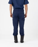 Pantalone operativo blu royal per guardia giurata con tasche laterali – foto 3