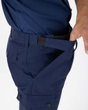 Pantalone operativo blu royal per guardia giurata con tasche laterali – foto 6