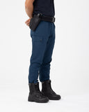 Pantaloni guardia giurata blu navy operativi con tasche laterali – foto 2