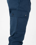 Pantaloni guardia giurata blu navy operativi con tasche laterali – foto 5