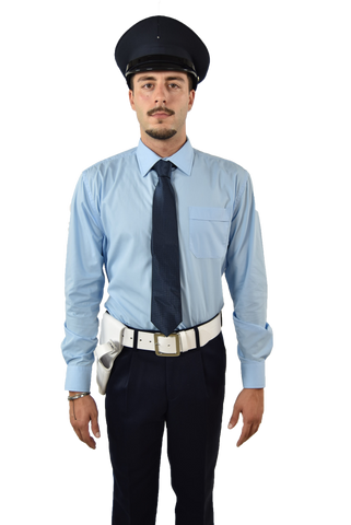 Camicia classica a manica lunga con taschino - Carema