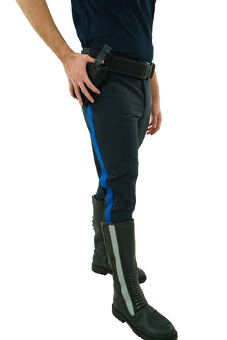 Stretch motorcycle trousers for surveillance and security - Carema